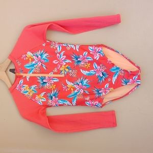 ART CLASS  GIRL RASH GUARD ONE PIECE SWIMSUIT SIZE L 10/12